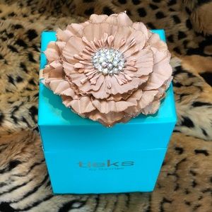 Limited Edition Champagne Tieks Box Set w/Flower